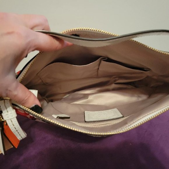 Coach Red Flower Crossbody - Picture 3 of 6